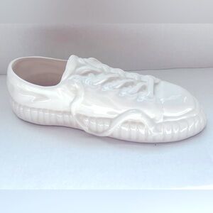 Vintage Fitz and Floyd Ceramic Tennis Sneaker. Planter, Decor. Japan 1977